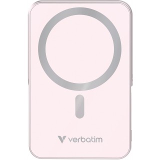 10000mAh Power bank - Verbatim Charge'n'Go Magnetic Pink